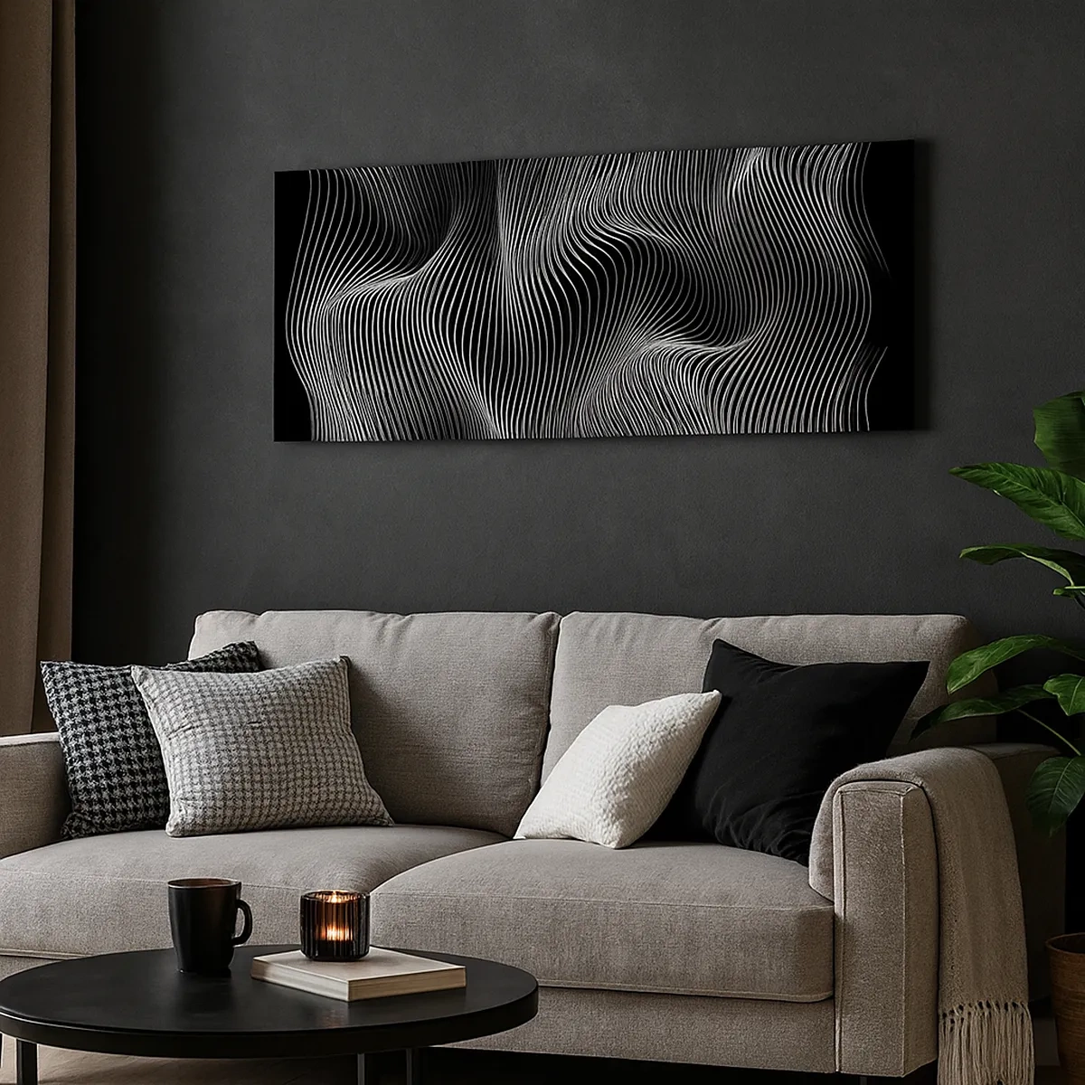 Obraz na plátne - Tanec svetla v priestore - 30x30 cm