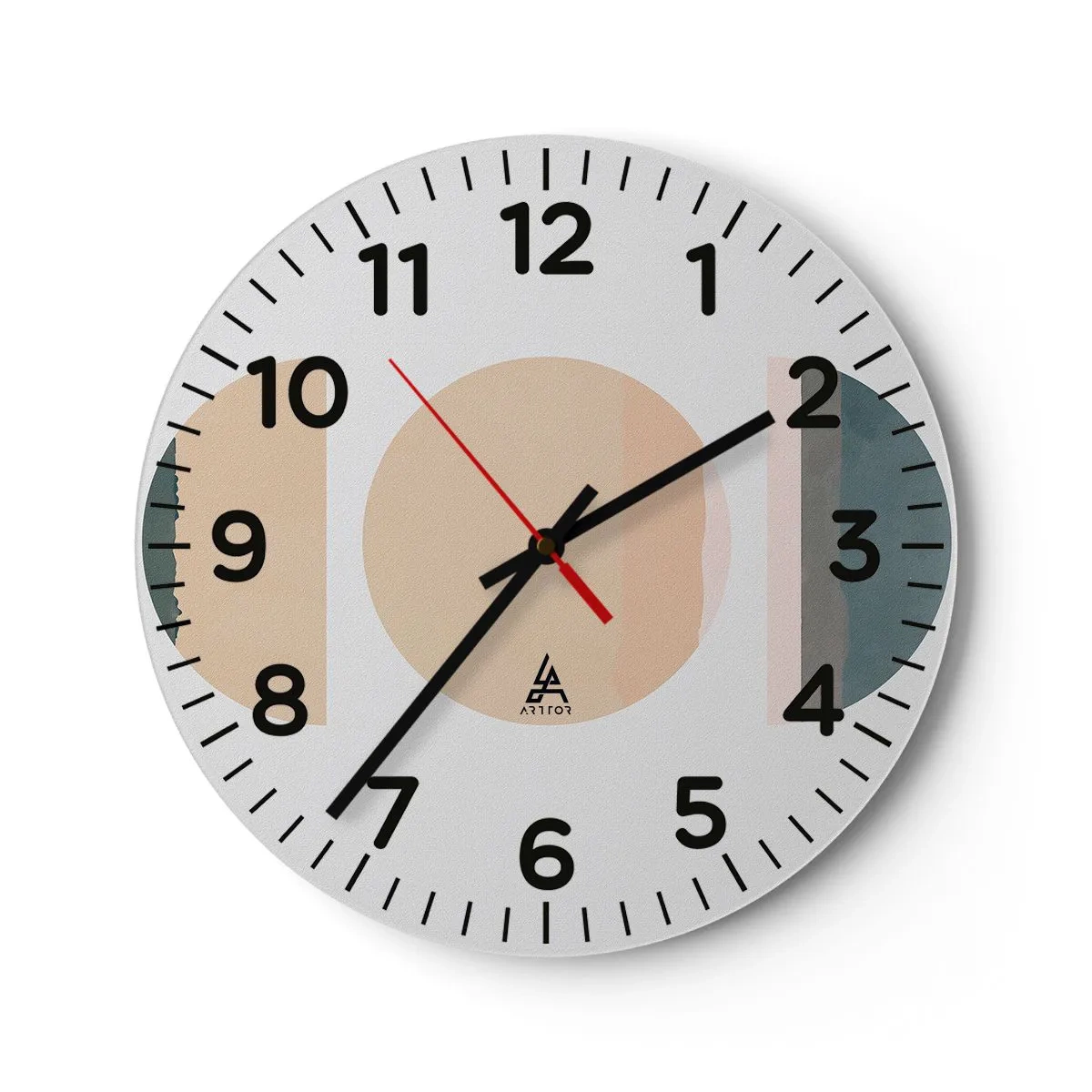 Nástenné hodiny - Kruh za kruhom - 40x40 cm