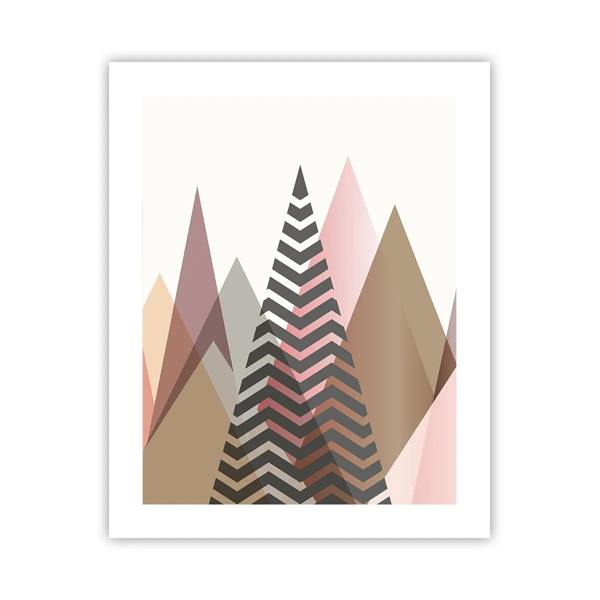 Plagát - Pyramidálny pohľad - 40x50 cm