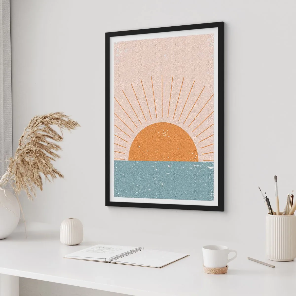 Plagát v čiernom ráme - Každodenný zázrak - 70x100 cm