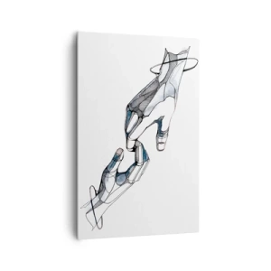 Obraz na plátne - Dobré gesto - 80x120 cm