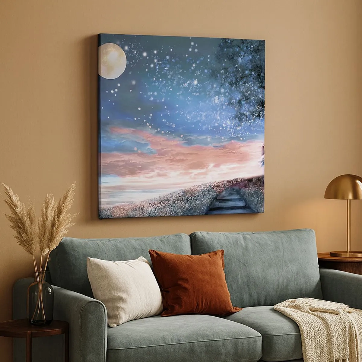 Obraz na plátne - Hviezdicovité predstavenie - 30x30 cm