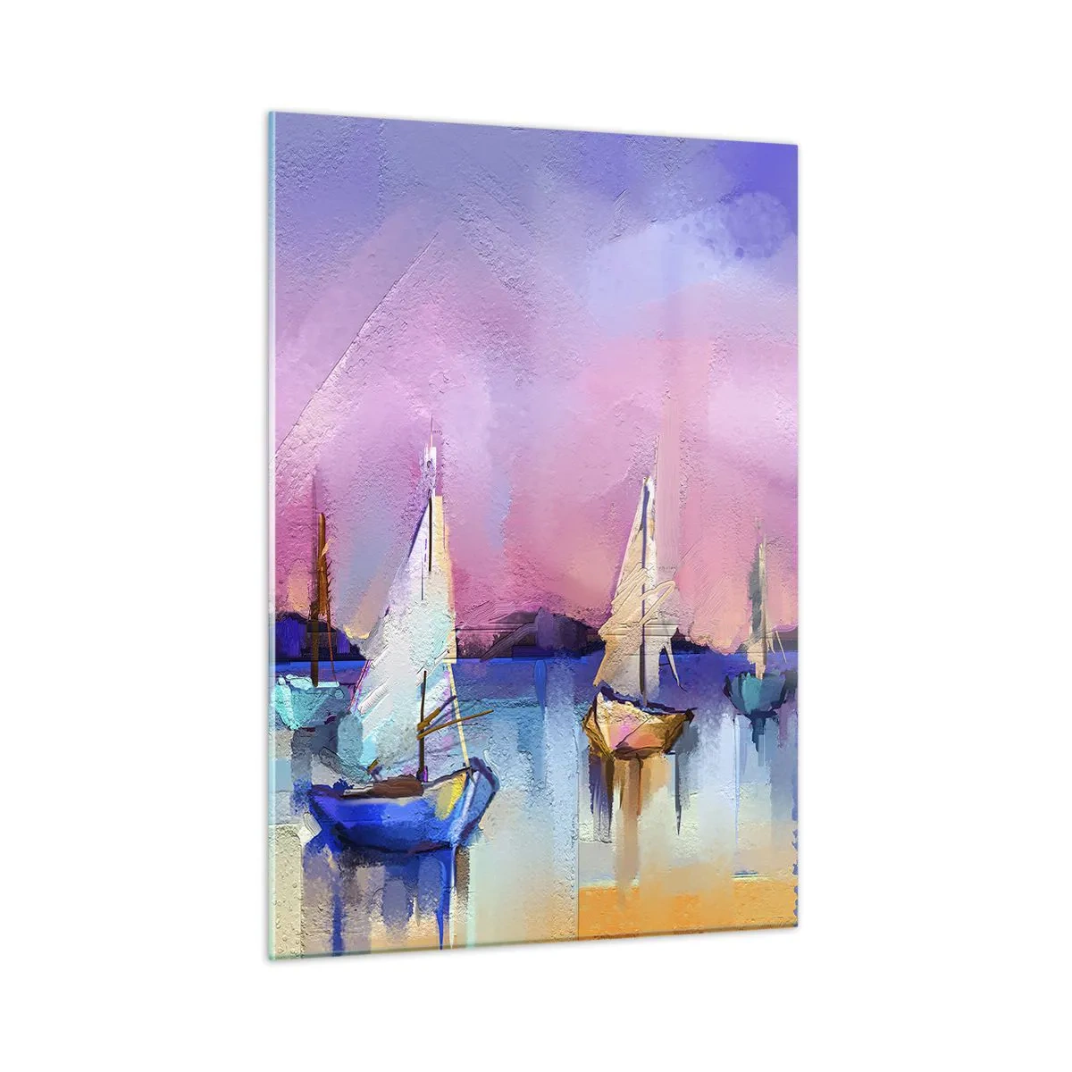 Obraz na skle - Smer: široká voda - 50x70 cm