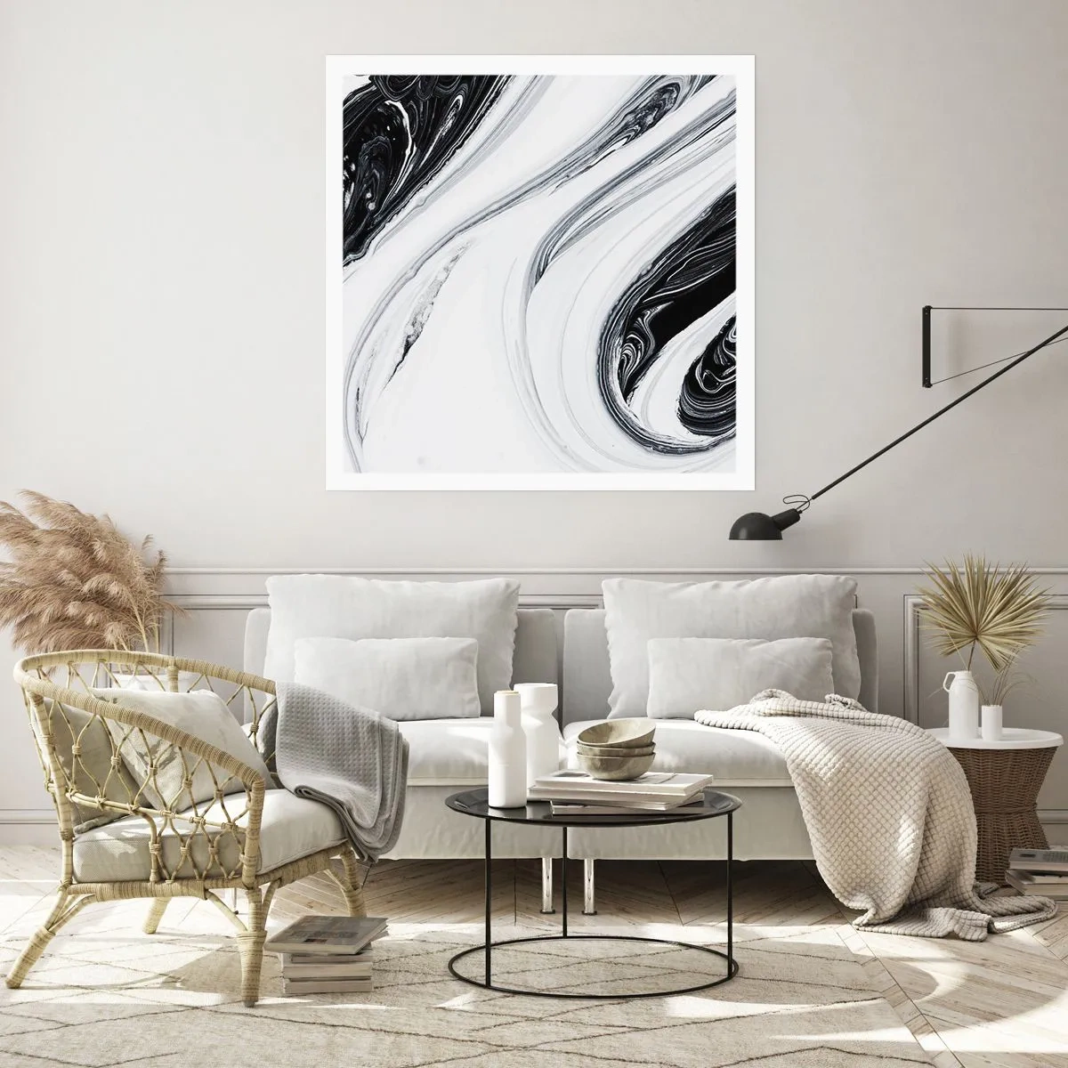 Plagát - Spojenie protikladov - 50x50 cm