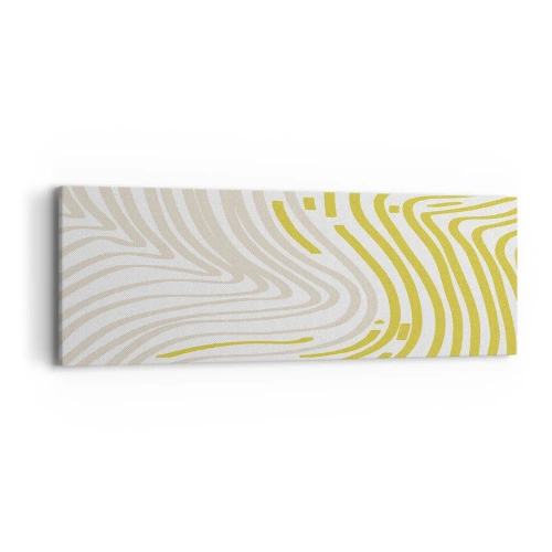 Obraz na plátne - Kompozícia s miernym ohybom - 90x30 cm