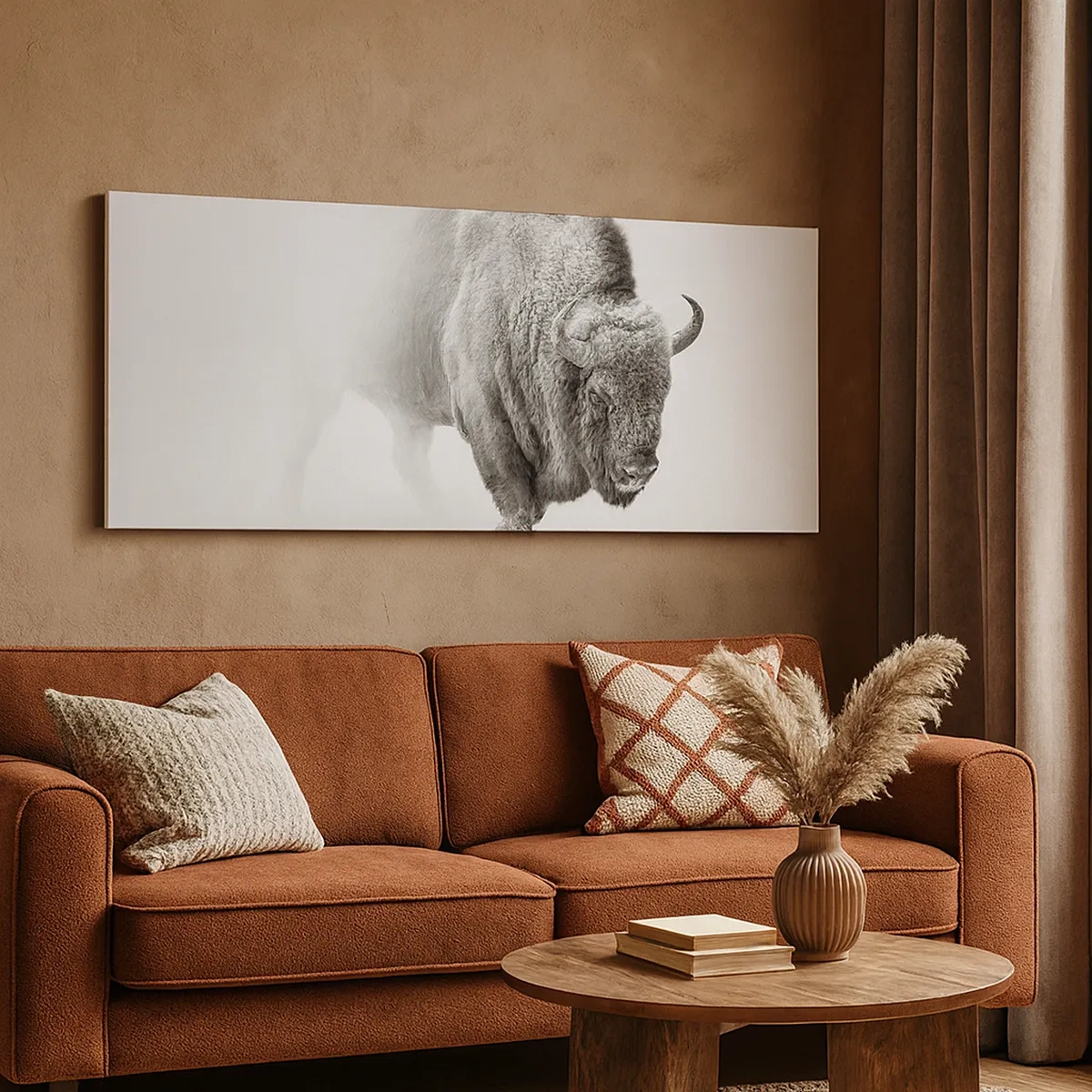 Obraz na plátne - Kráľ prérie - 30x30 cm