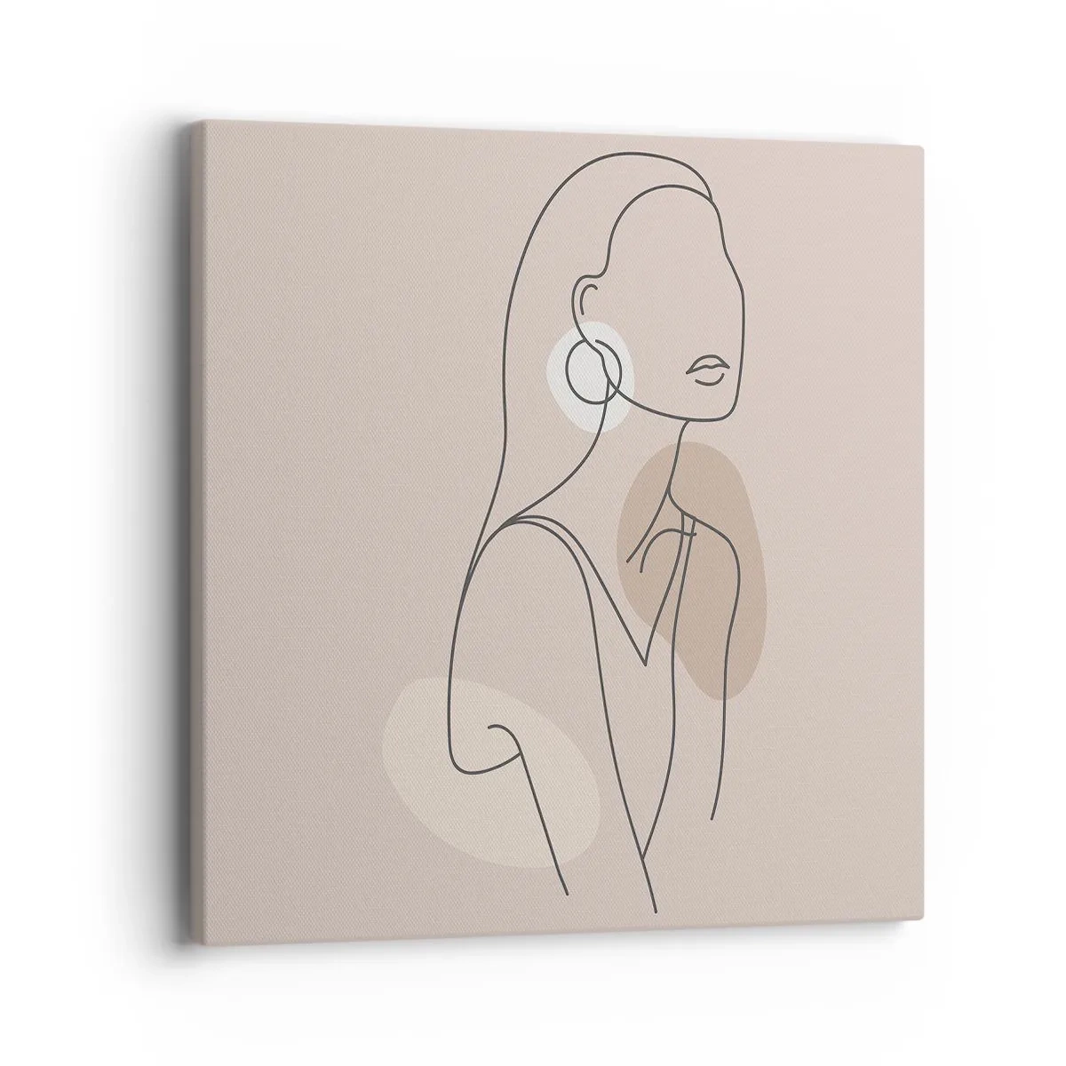 Obraz na plátne - Dievčenská ikona - 40x40 cm