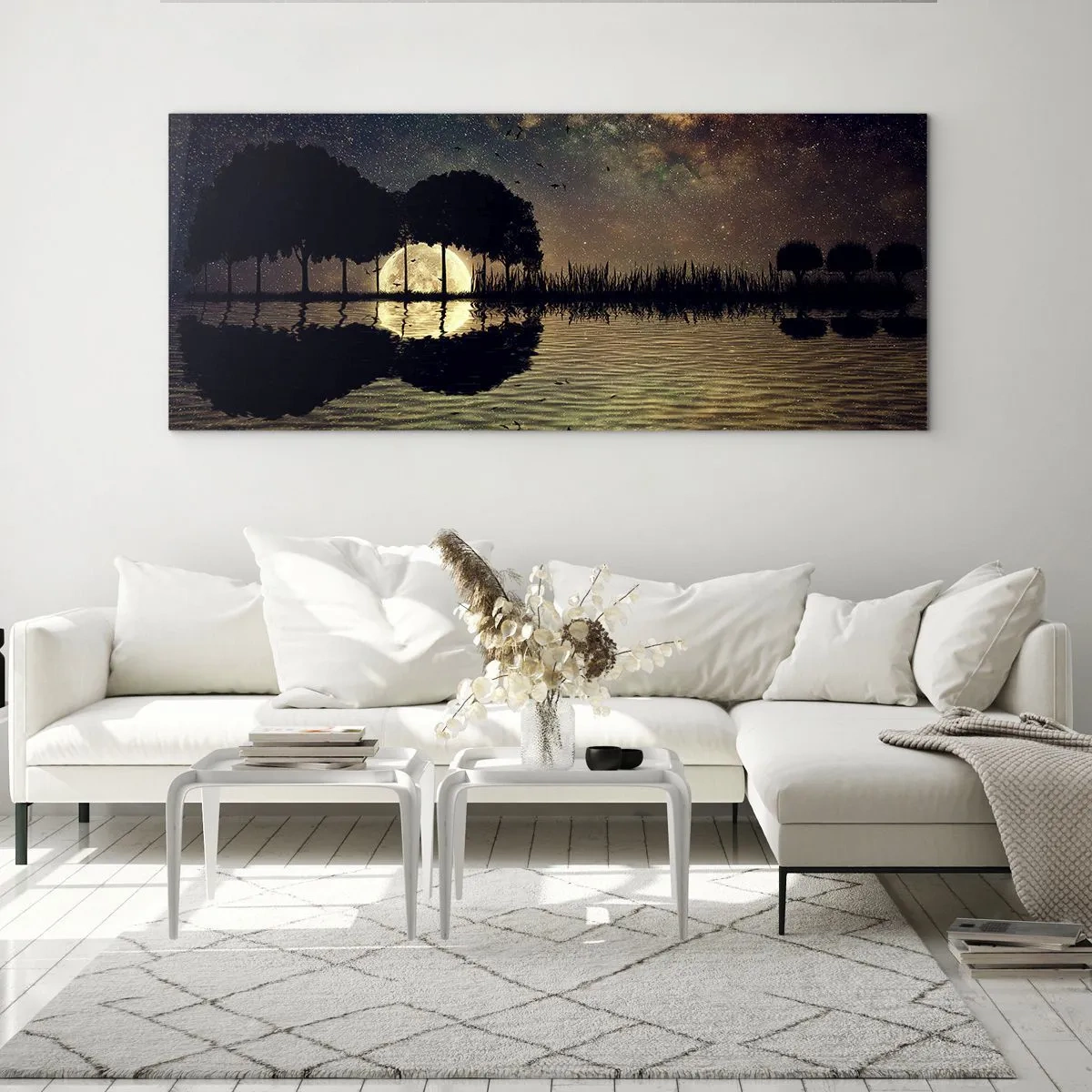 Obraz na skle - Noc na konci sveta - 100x40 cm