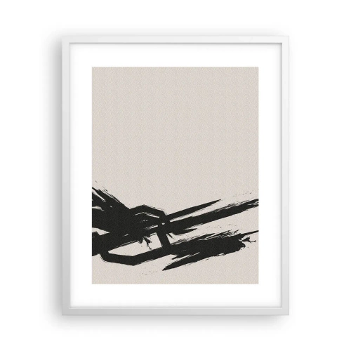 Plagát v bielom ráme - Nezastaviteľná hybnosť - 40x50 cm