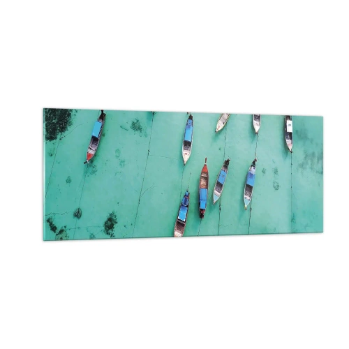 Obraz na skle - V radostnom očakávaní - 100x40 cm