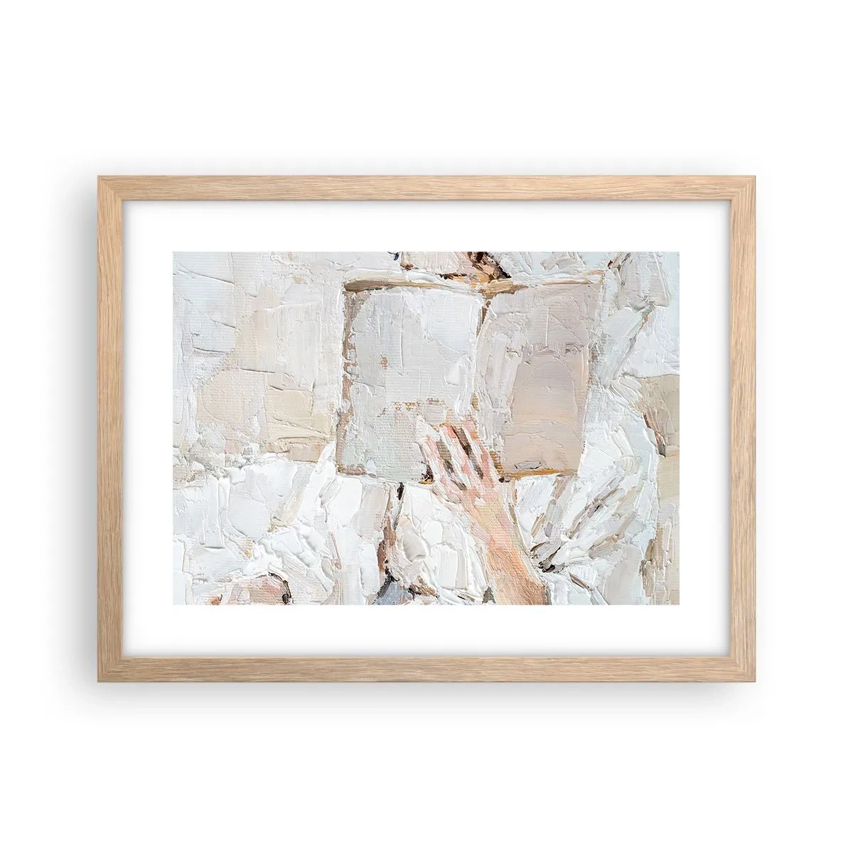 Plagát v ráme zo svetlého duba - V inom svete - 40x30 cm