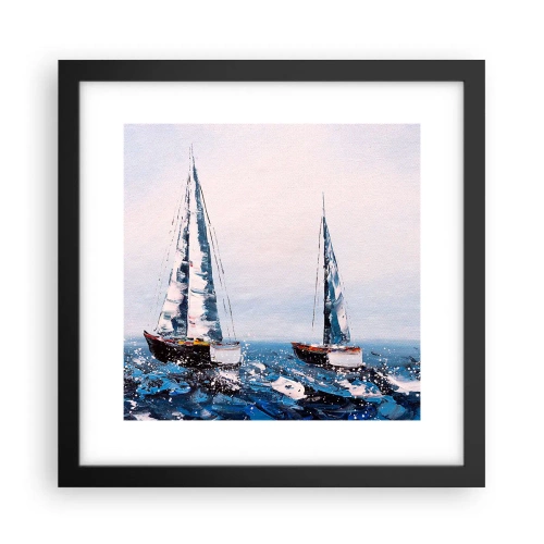 Plagát v čiernom ráme - Bratstvo vetra - 30x30 cm