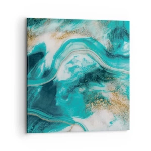 Obraz na plátne - Rieka zlata - 70x70 cm