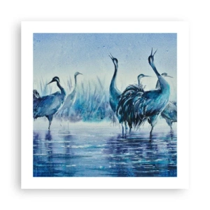 Plagát - Ranné stretnutie - 50x50 cm