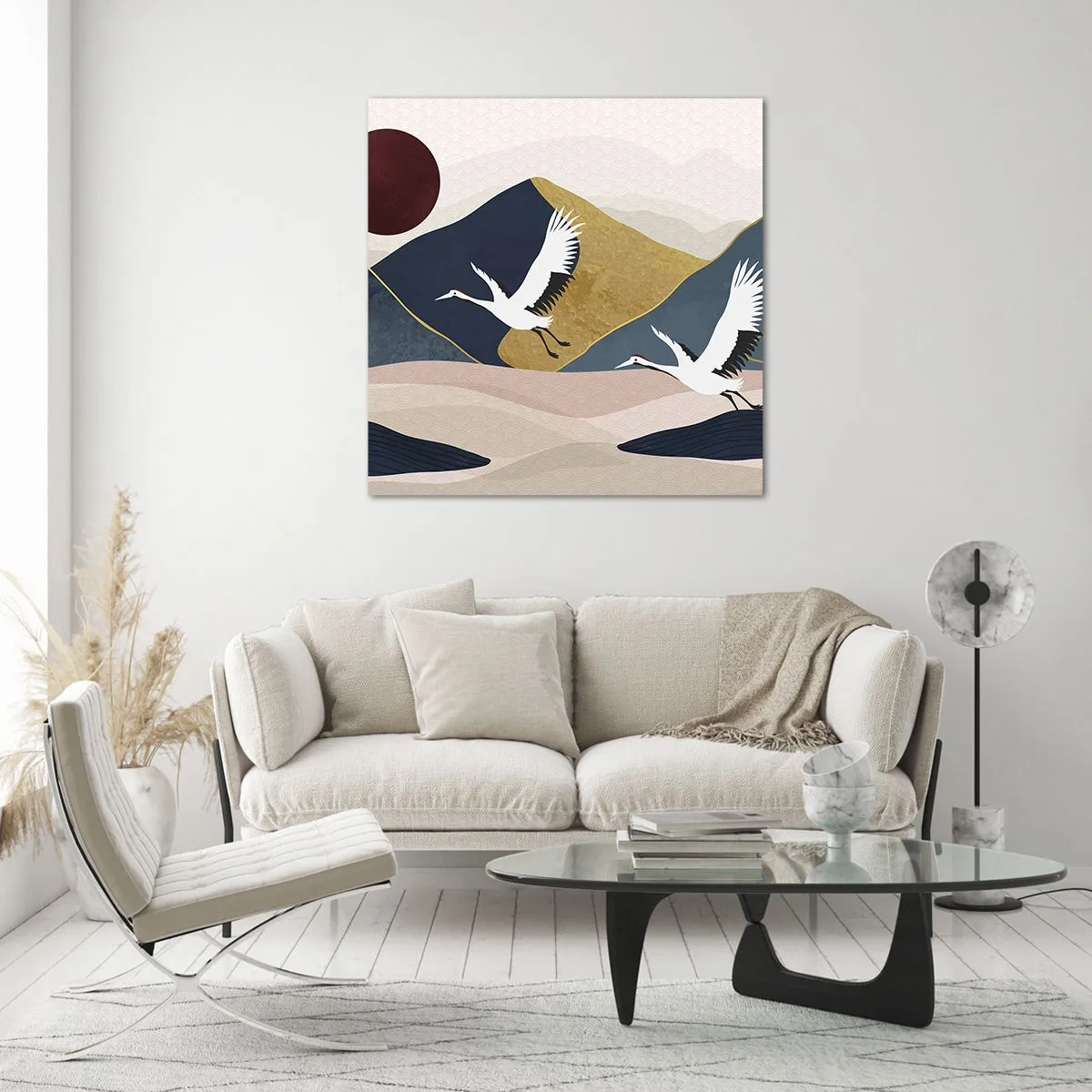 Obraz na skle - Opäť ubehol ďalší deň - 50x50 cm