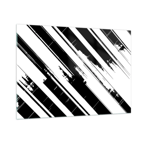 Obraz na skle - Intenzívna a dynamická kompozícia - 100x70 cm