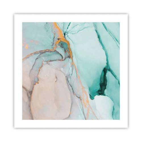 Plagát - Tanec tvarov a farieb - 50x50 cm