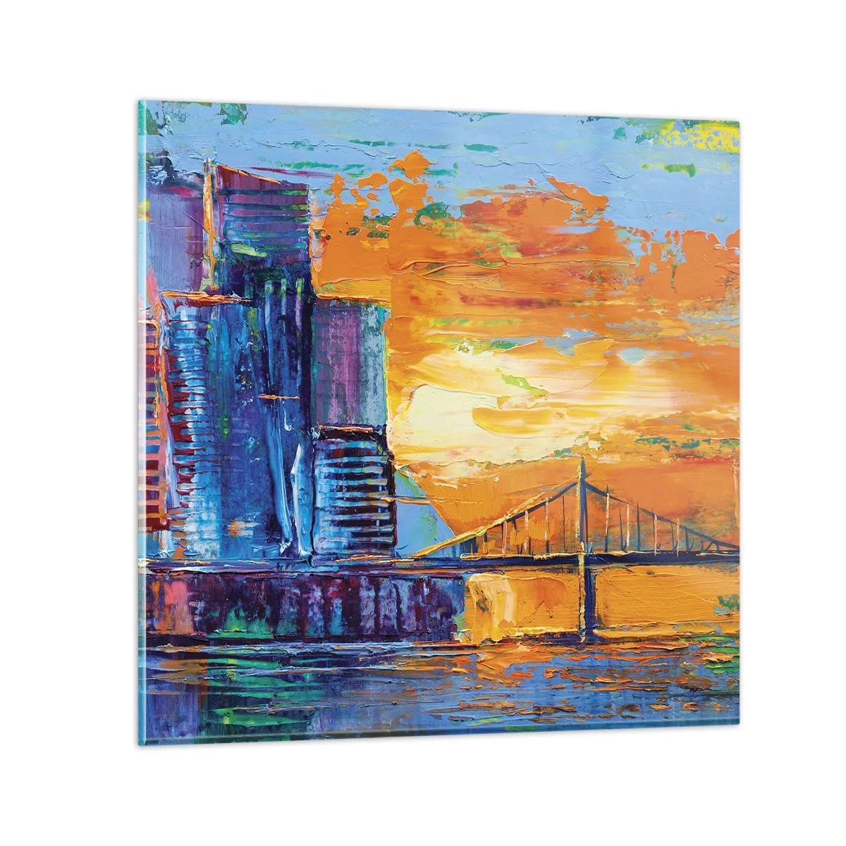 Obraz na skle - Kultúra a príroda - 30x30 cm