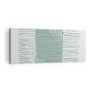 Obraz na plátne - Morská abstrakcia - 100x40 cm