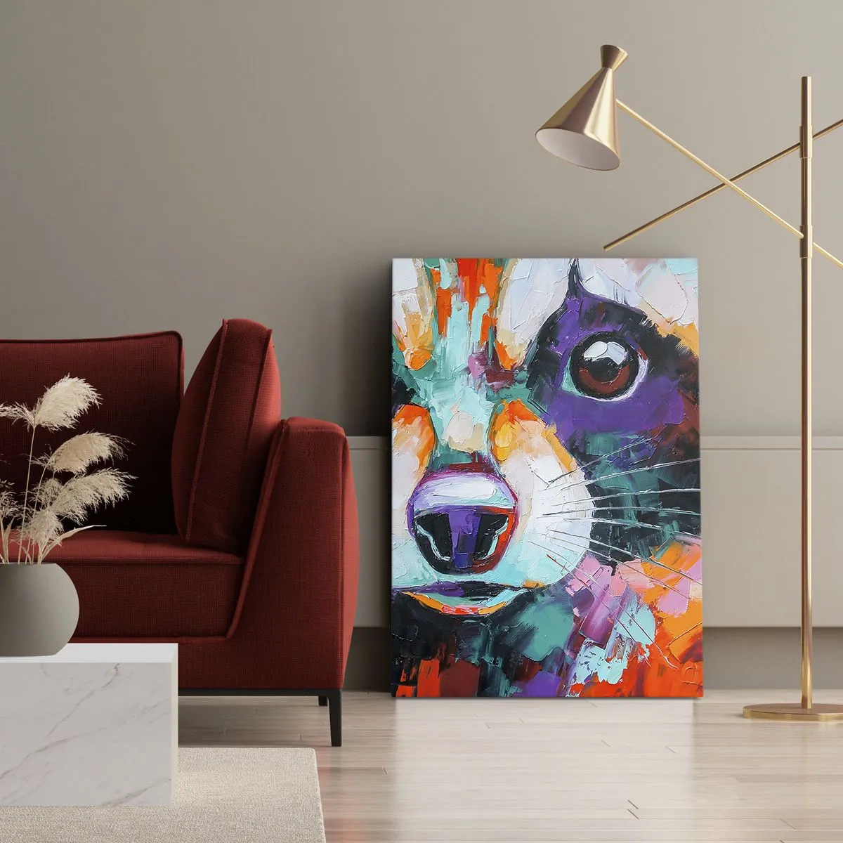 Obraz na plátne - Iba dobré emócie - 45x80 cm