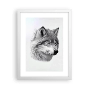 Plagát v bielom ráme - Alfa – bezpochyby - 30x40 cm