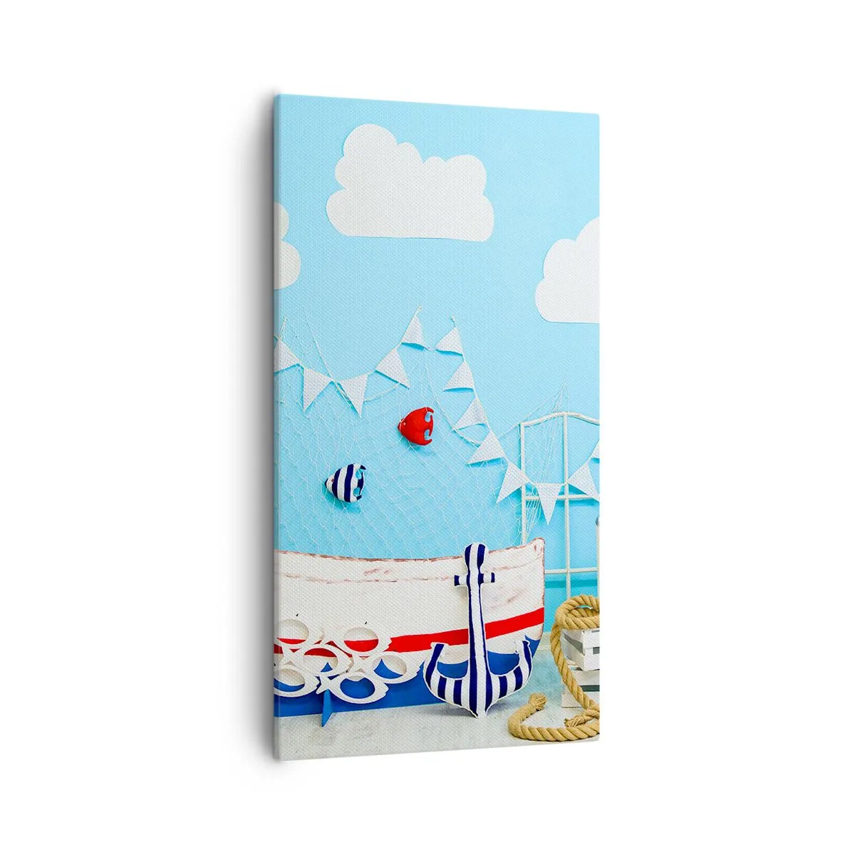 Obraz na plátne - Detská túžba za dobrodružstvom - 55x100 cm