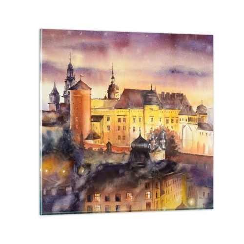 Obraz na skle - Dejiny a rozprávka - 60x60 cm