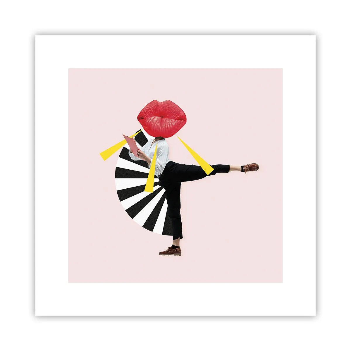 Plagát - Surrealistický pop-art - 30x30 cm