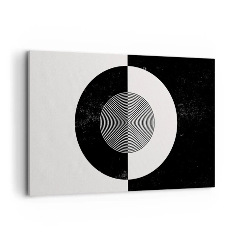 Obraz na plátne - Harmónia v čiernej a bielej - 120x80 cm