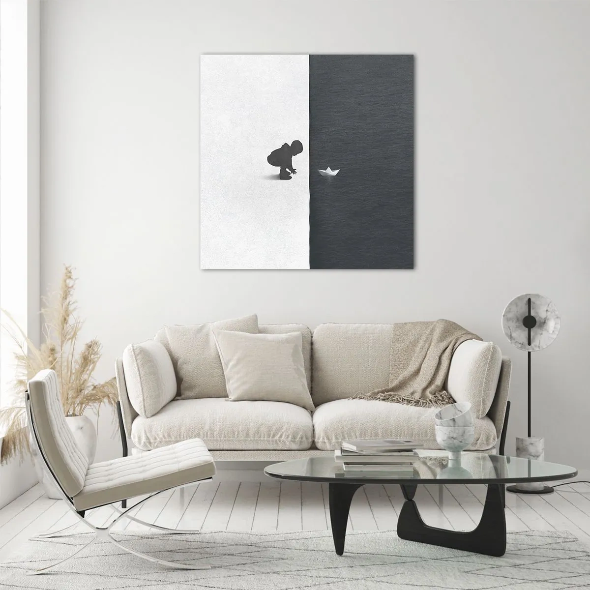 Obraz na skle - Veľká výprava - 60x60 cm