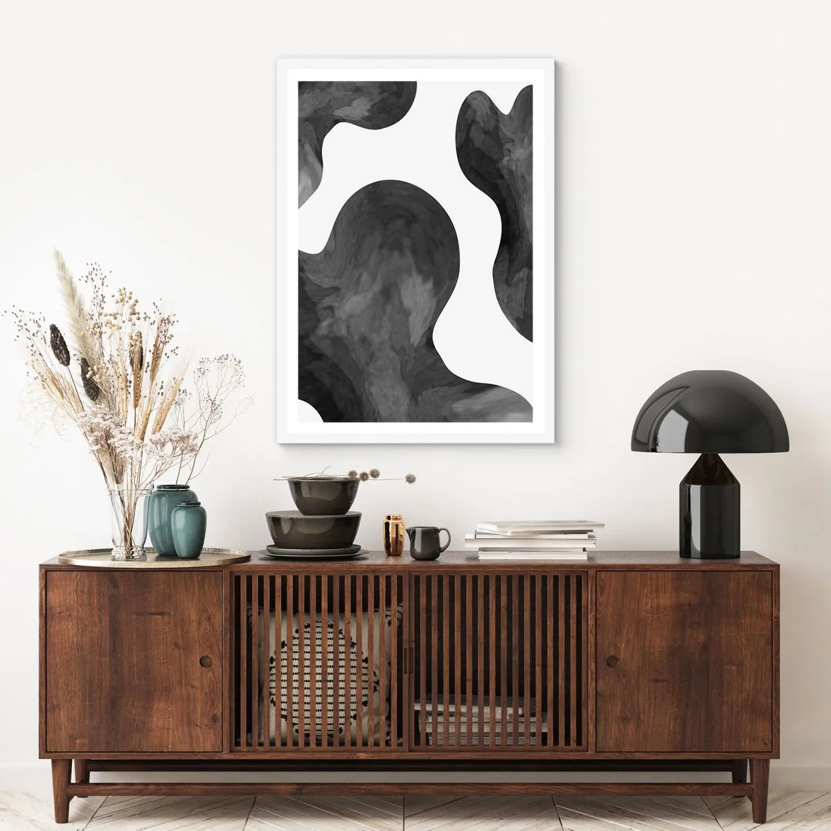 Plagát v bielom ráme - Mliečna dráha - 61x91 cm