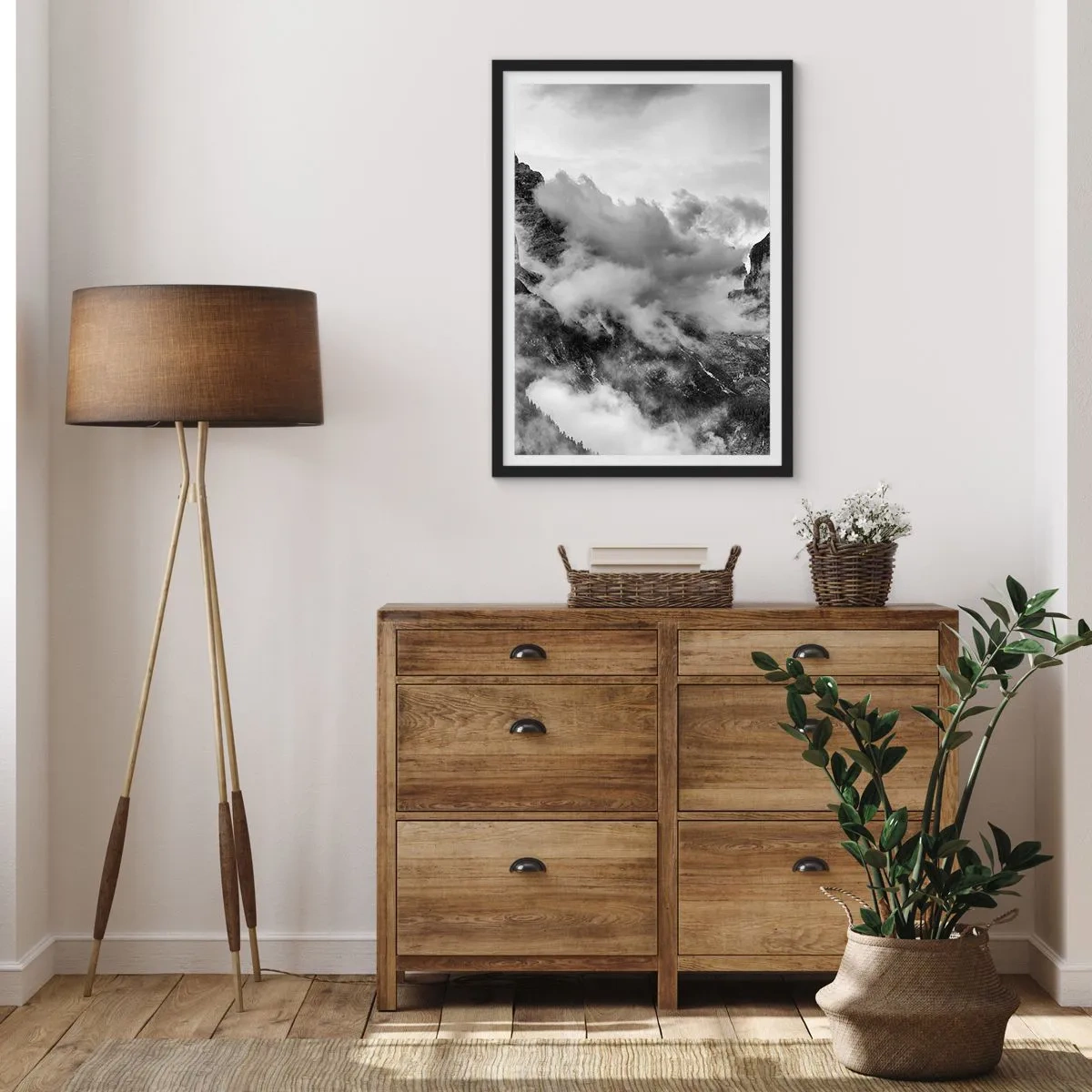 Plagát v čiernom ráme - Krásne a kruté - 40x50 cm