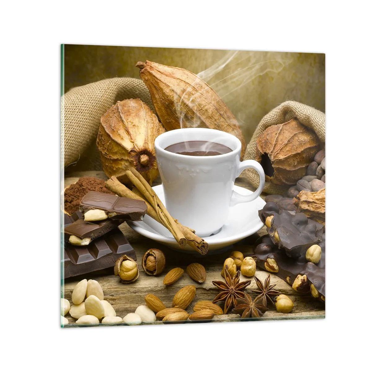 Obraz na skle - Pre hľadajúcich vzrušenie - 40x40 cm