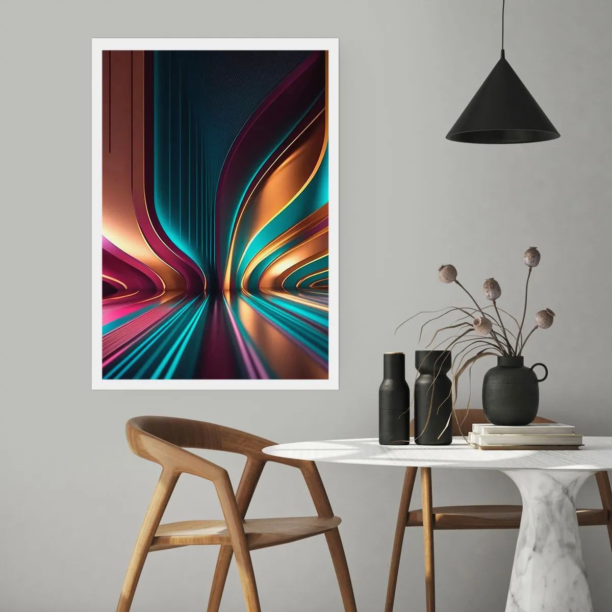 Plagát - Architektúra svetla - 50x70 cm
