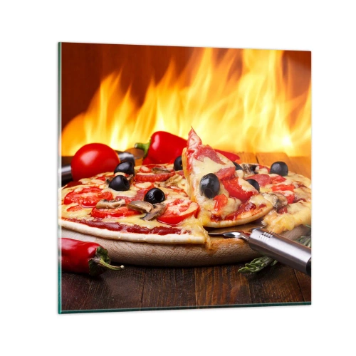 Obraz na skle - From Italy with love - 30x30 cm