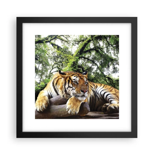 Plagát v čiernom ráme - S úctou - 30x30 cm