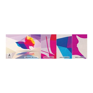 Vzorka fototapety Premium Sand - Motýlia dúha - Hmyz, Motýľ, Geometrický obrazec - 100x30 cm