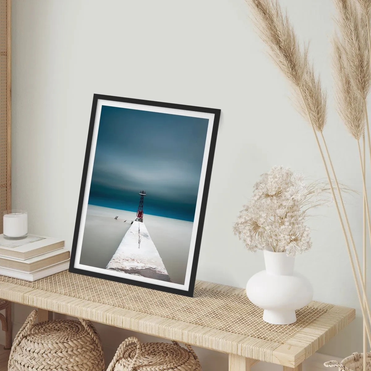 Plagát v čiernom ráme - Stretnúť sa s nekonečnom - 40x50 cm