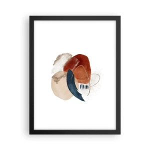 Plagát v čiernom ráme - Oválna kompozícia - 30x40 cm