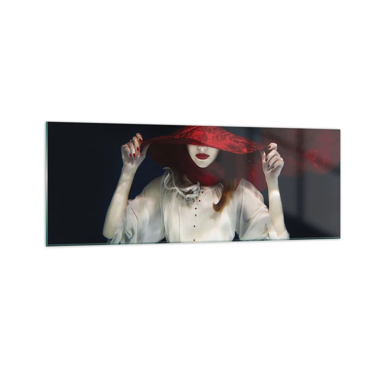 Obraz na skle - Divoženka - 140x50 cm