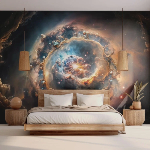Fototapeta Premium Canvas - Začiatok - Vesmír, Kozmos, Galaxia - 450x315 cm