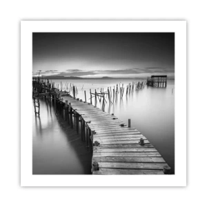 Plagát - Pokoj zabudnutého brehu - 50x50 cm