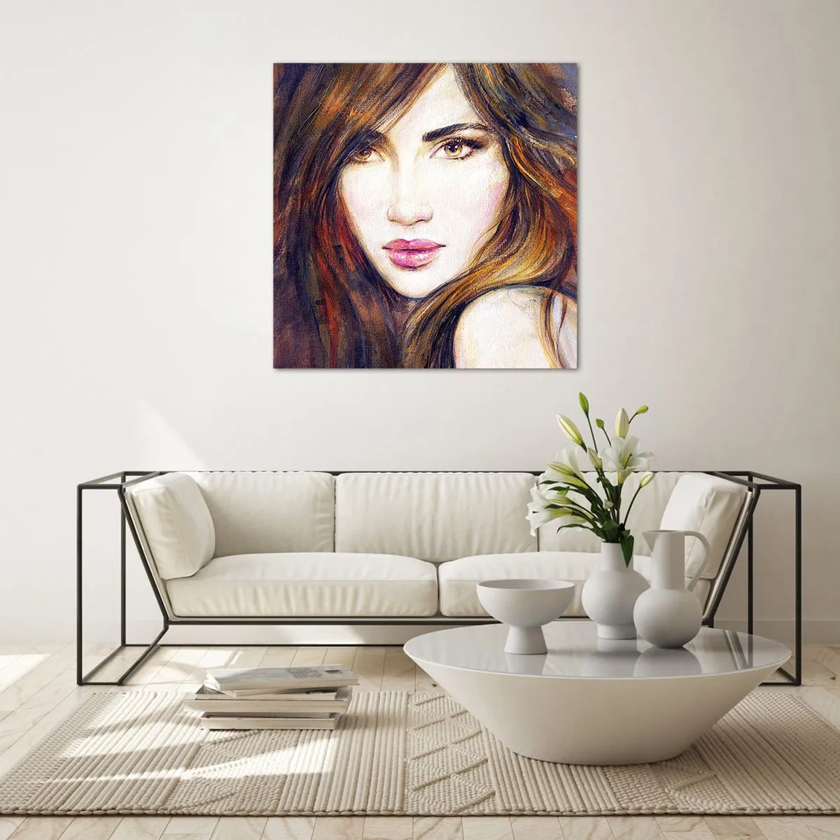 Obraz na skle - Centík za tvoje myšlienky - 30x30 cm