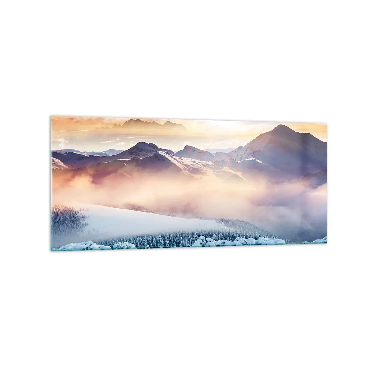 Obraz na skle - Sila a čistota prírody - 120x50 cm