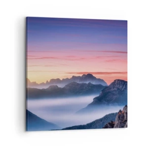 Obraz na plátne - Nad údoliami - 60x60 cm