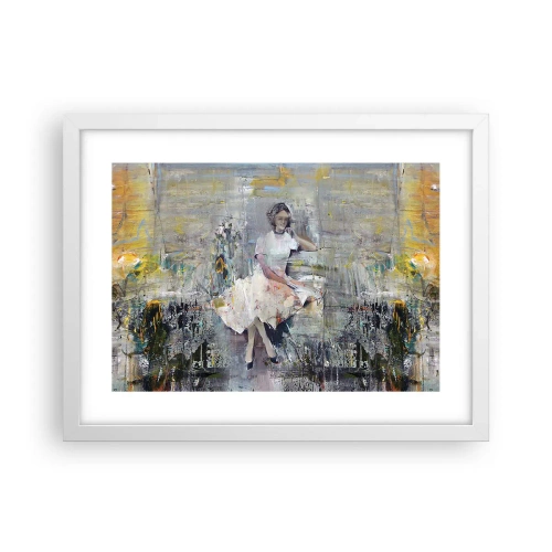 Plagát v bielom ráme - Klasická a moderná - 40x30 cm