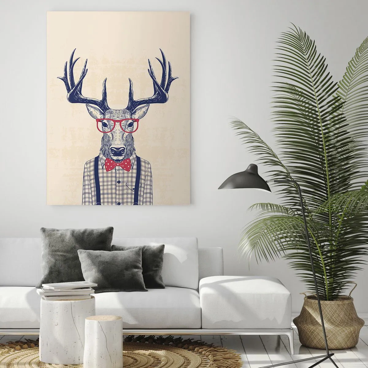 Obraz na skle - Zábavná extravagancia - 70x100 cm