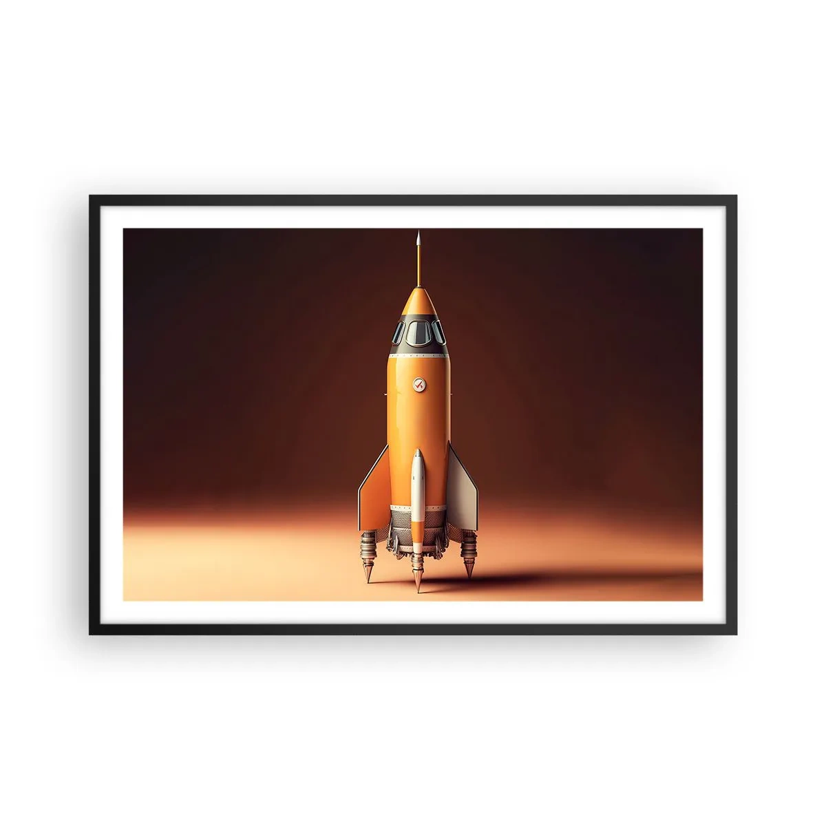 Plagát v čiernom ráme - Začína to snom - 91x61 cm