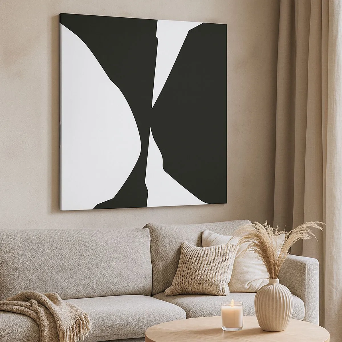 Obraz na plátne - Positive-negative - 30x30 cm