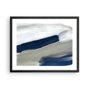 Plagát v čiernom ráme - Stretnutie s bielou - 50x40 cm